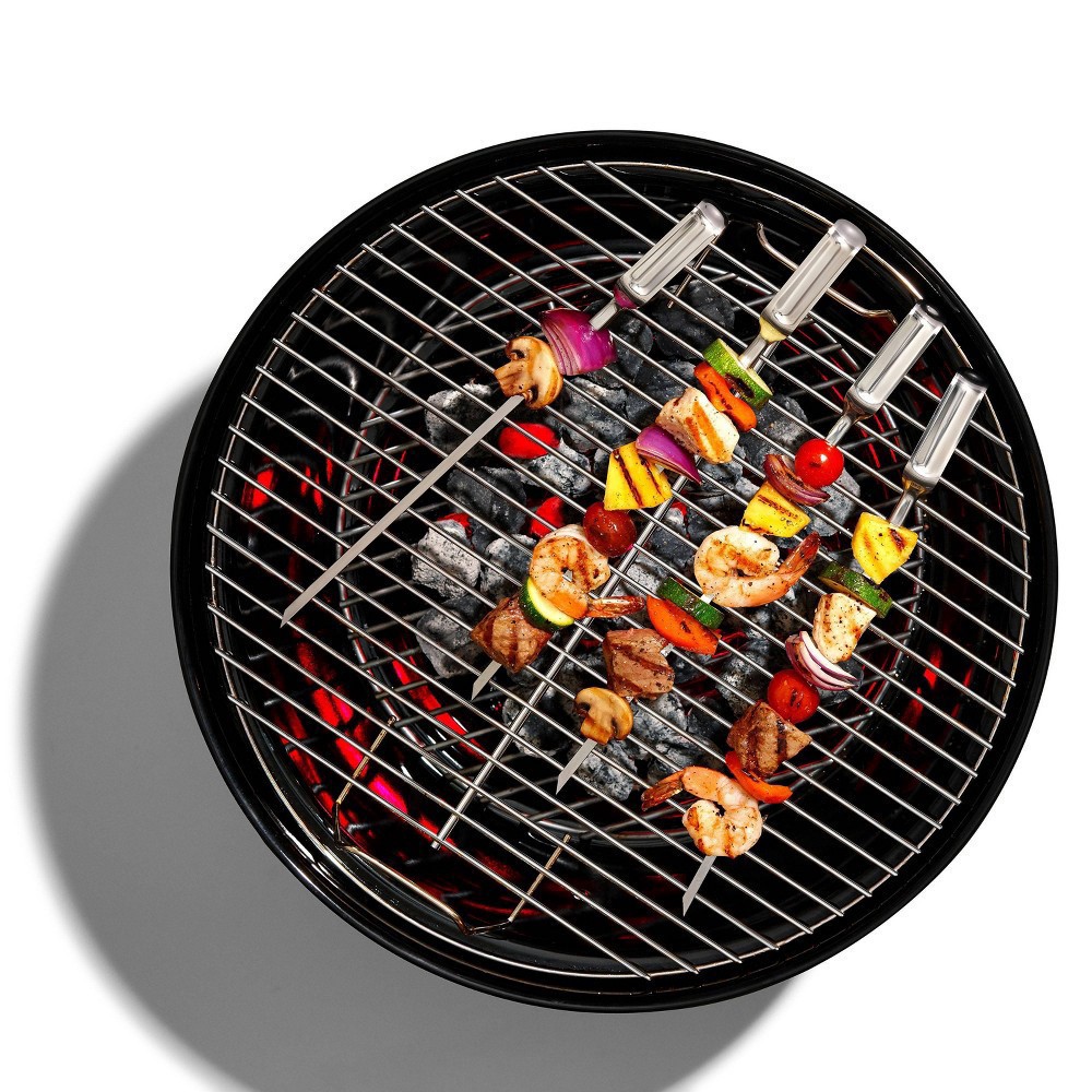 slide 6 of 19, OXO SoftWorks 13 Inch Grilling Skewers 1 ea, 1 ct