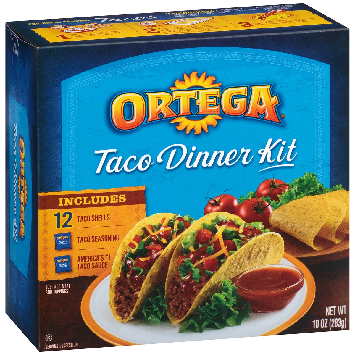 slide 4 of 11, Ortega Taco Dinner Kit 1 ea, 10 oz