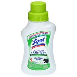Lysol Tough Odor Eliminator Laundry Sanitizer Additive, Sanitizing Liquid for Gym Clothes and Activewear, 0% Bleach, Eliminates Odor Causing Bacteria, 41oz