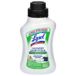 Lysol Tough Odor Eliminator Laundry Sanitizer Additive, Sanitizing Liquid for Gym Clothes and Activewear, 0% Bleach, Eliminates Odor Causing Bacteria, 41oz