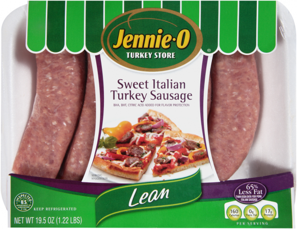 slide 1 of 1, Jennie-O Sweet Italian Sausagelink, 19.5 oz