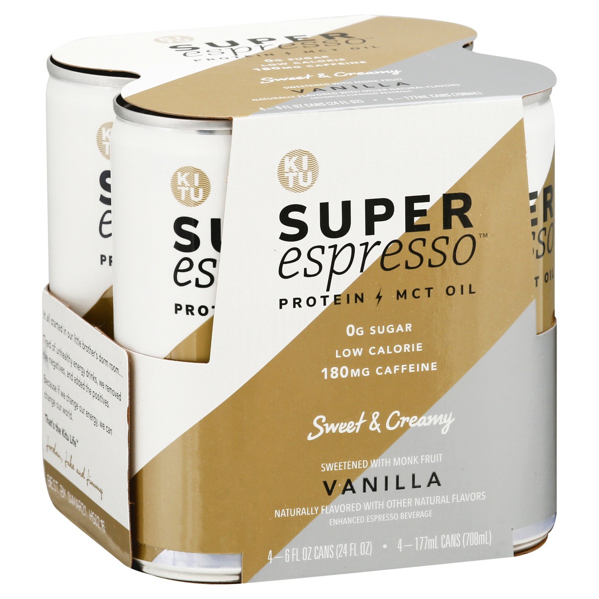 slide 4 of 9, KITU Super Espresso Vanilla, 4 ct; 6 fl oz