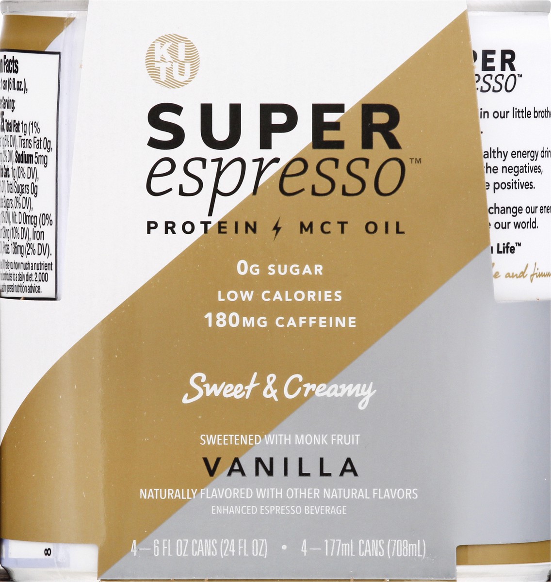 slide 7 of 9, KITU Super Espresso Vanilla, 4 ct; 6 fl oz