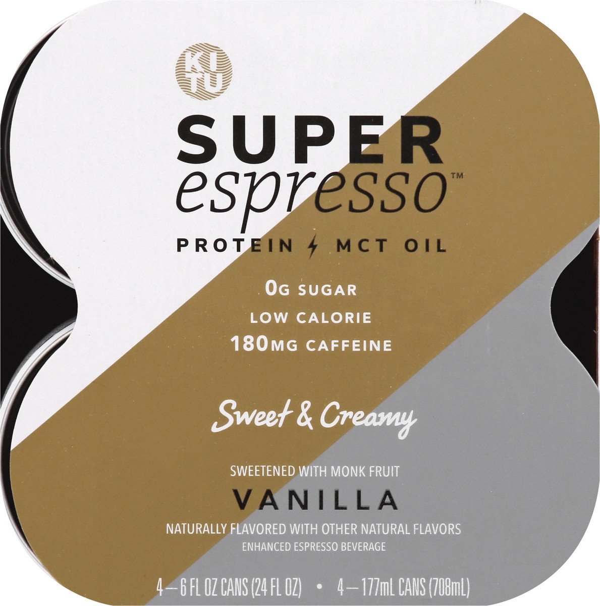 slide 9 of 9, KITU Super Espresso Vanilla, 4 ct; 6 fl oz