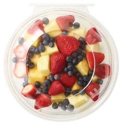 Fresh Cut Strawberry Pineapple & Blueberry Bowl