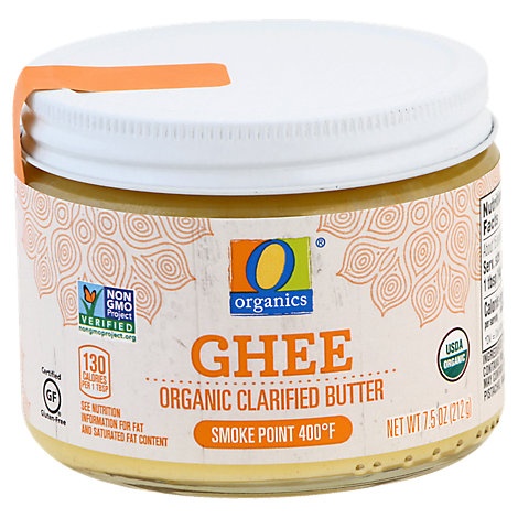 slide 1 of 1, O Organics Butter Ghee Clarified, 7.5 fl oz
