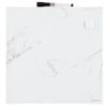 slide 2 of 5, U Brands Magnetic Square Marble Print Dry Erase Board, 14x14 in., Frameless, Includes Magnet, Marker, 1 ct