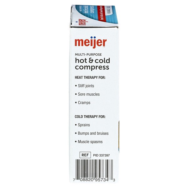 slide 4 of 9, Meijer Hot & Cold Gel Compress, 1 ct