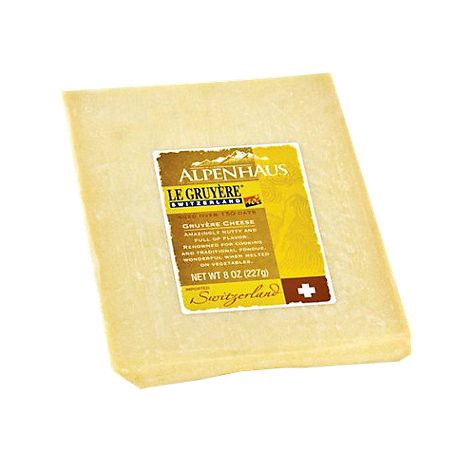 slide 1 of 1, Alpenhaus Le Gruyere Switzerland Cheese, 8 oz