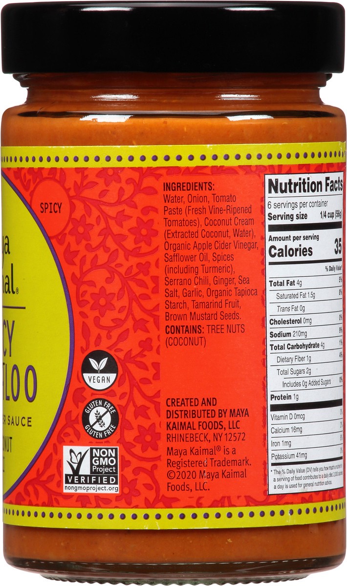 slide 14 of 14, Maya Kaimal Sauce Spicy Vindaloo 12.5 Oz, 12.5 oz