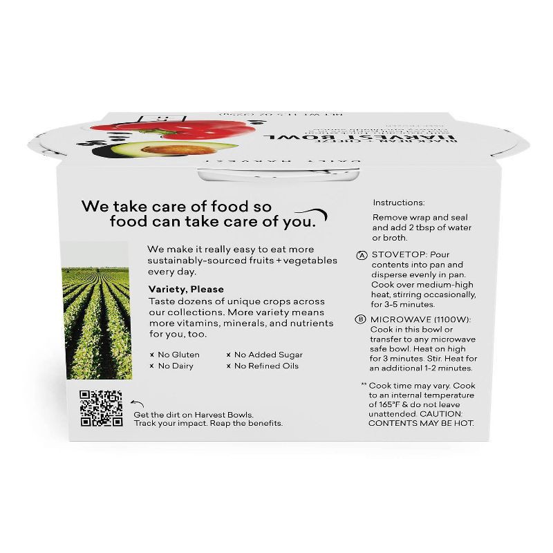 slide 7 of 9, Daily Harvest Frozen Black Bean and Cheeze Harvest Bowl - 11.5oz, 11.5 oz