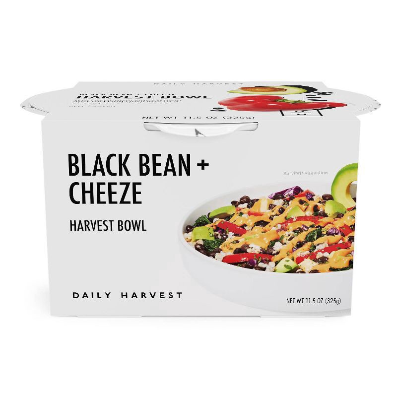 slide 1 of 9, Daily Harvest Frozen Black Bean and Cheeze Harvest Bowl - 11.5oz, 11.5 oz