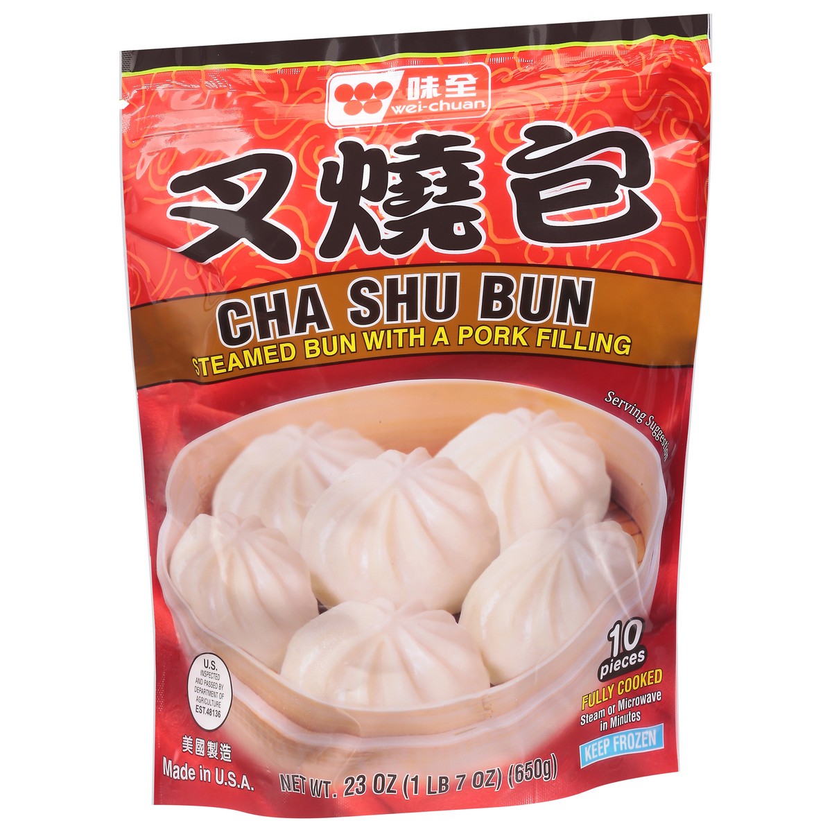 slide 2 of 9, Wei-Chuan Cha Shu Bun 10 ea, 10 ct