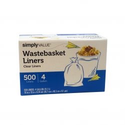 Simply Value Wastebasket Liner 500 ct