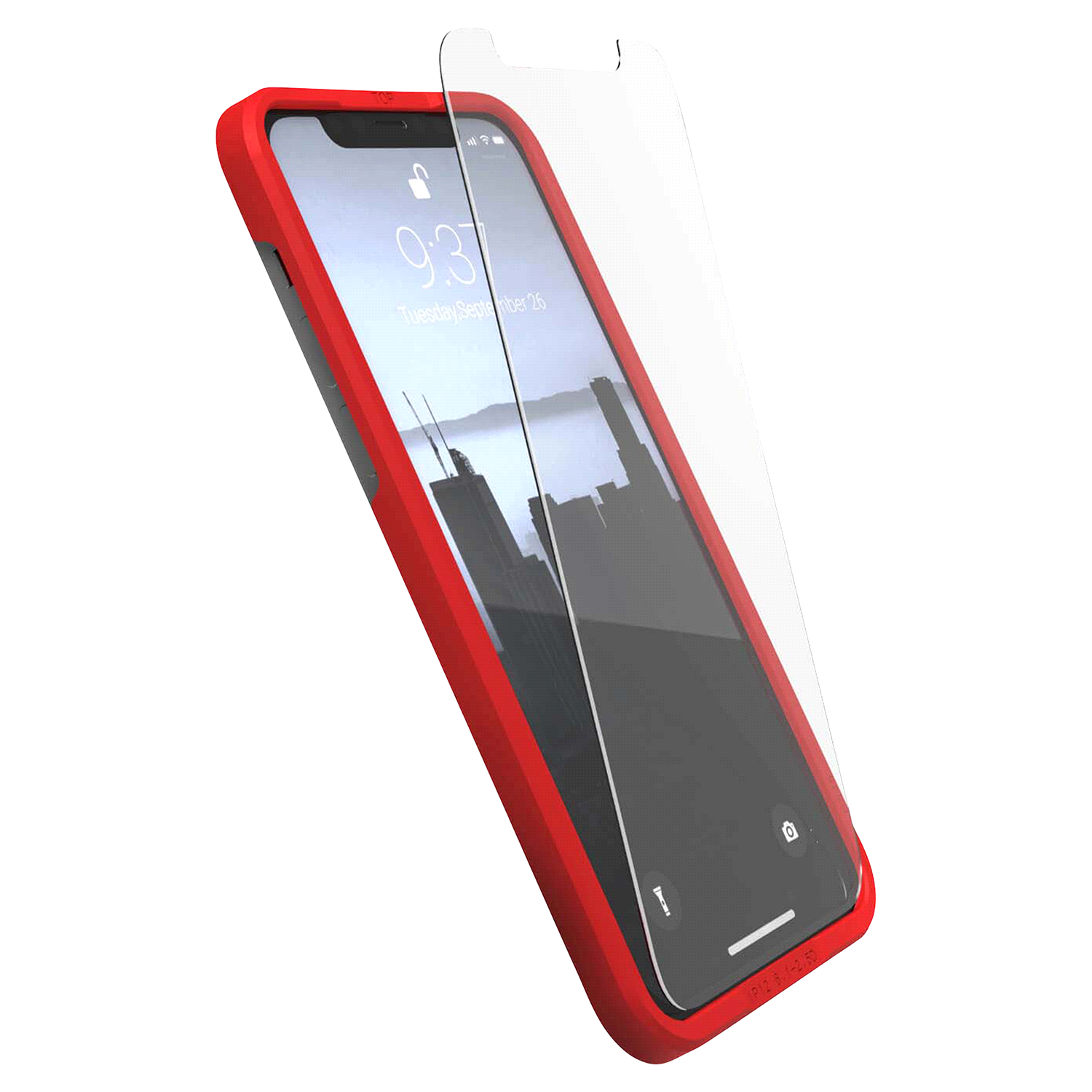 slide 3 of 3, X-Doria Raptic Glass Edge to Edge for iPhone 12 and iPhone 12 Pro, 1 ct