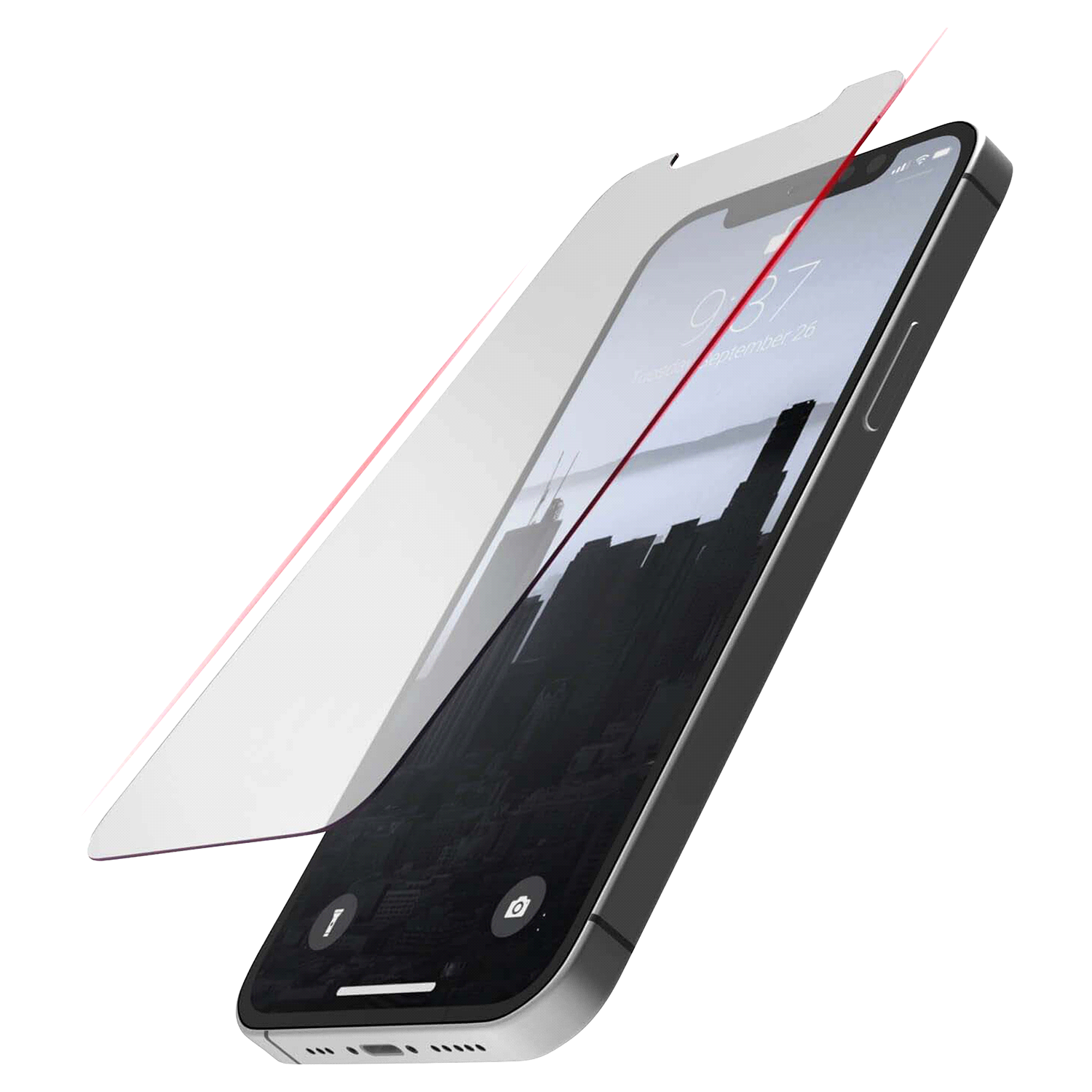 slide 1 of 3, X-Doria Raptic Glass Edge to Edge for iPhone 12 and iPhone 12 Pro, 1 ct