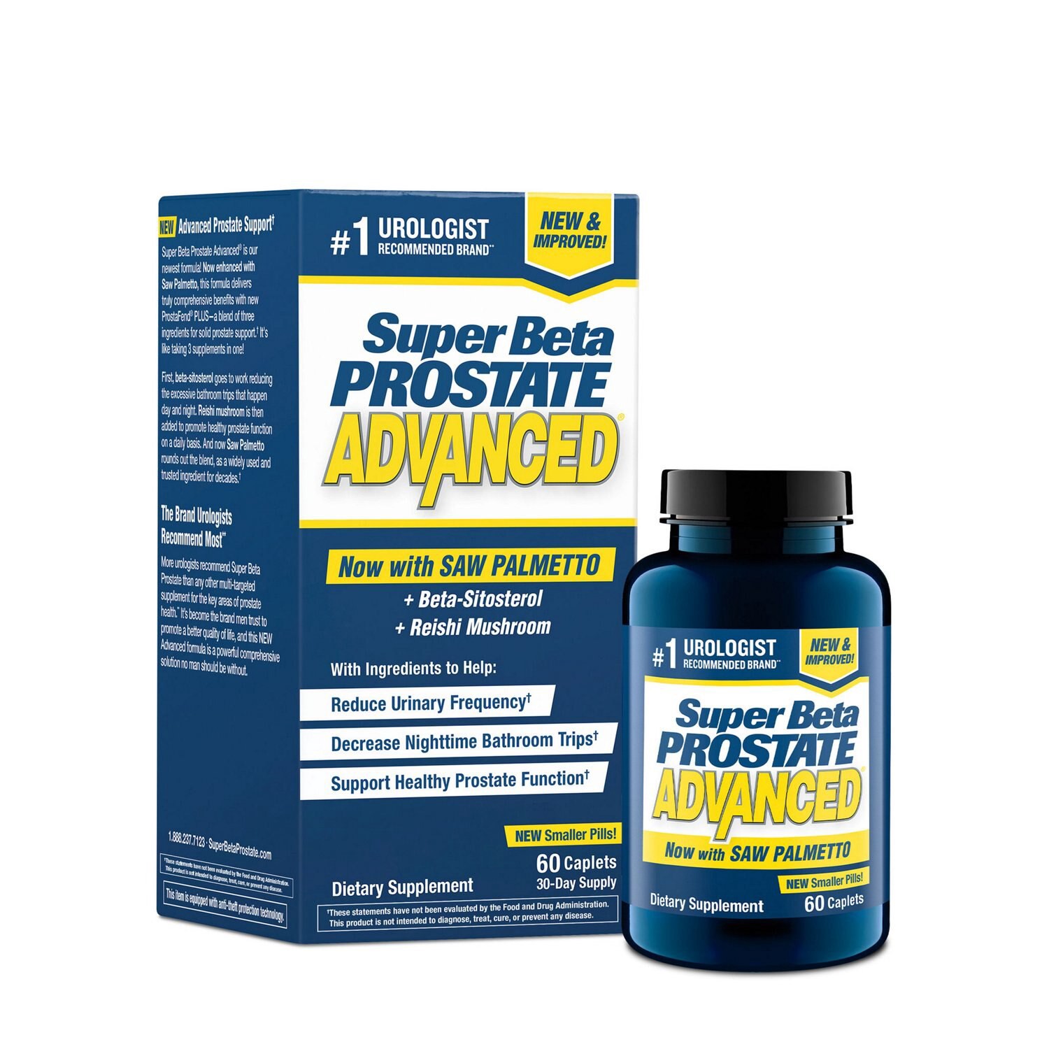 slide 3 of 4, New Vitality Super Beta Advanced Dietary Supplement, 60 Ct, 60 ct