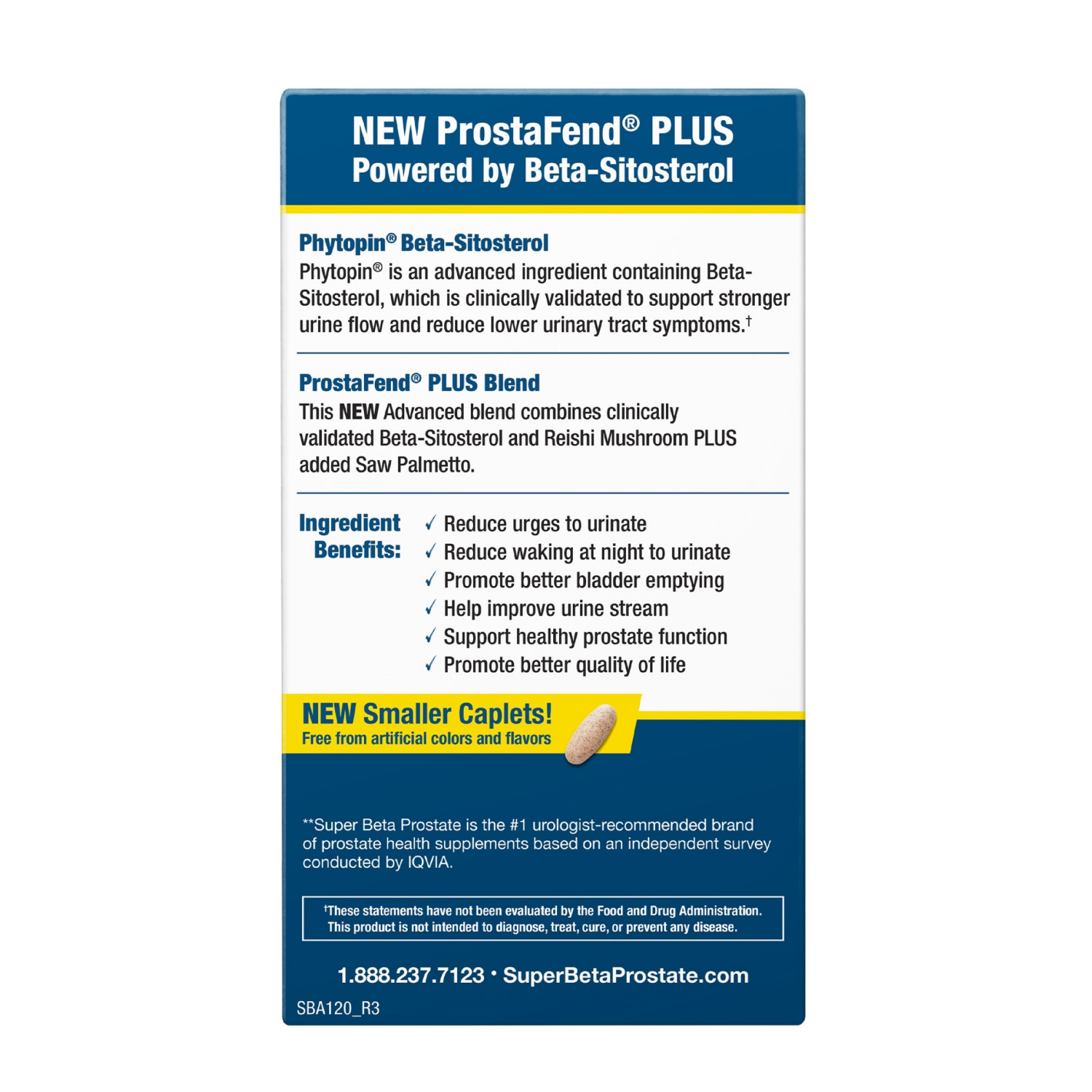 slide 2 of 4, New Vitality Super Beta Prostate Advanced Supplement, 120 ct