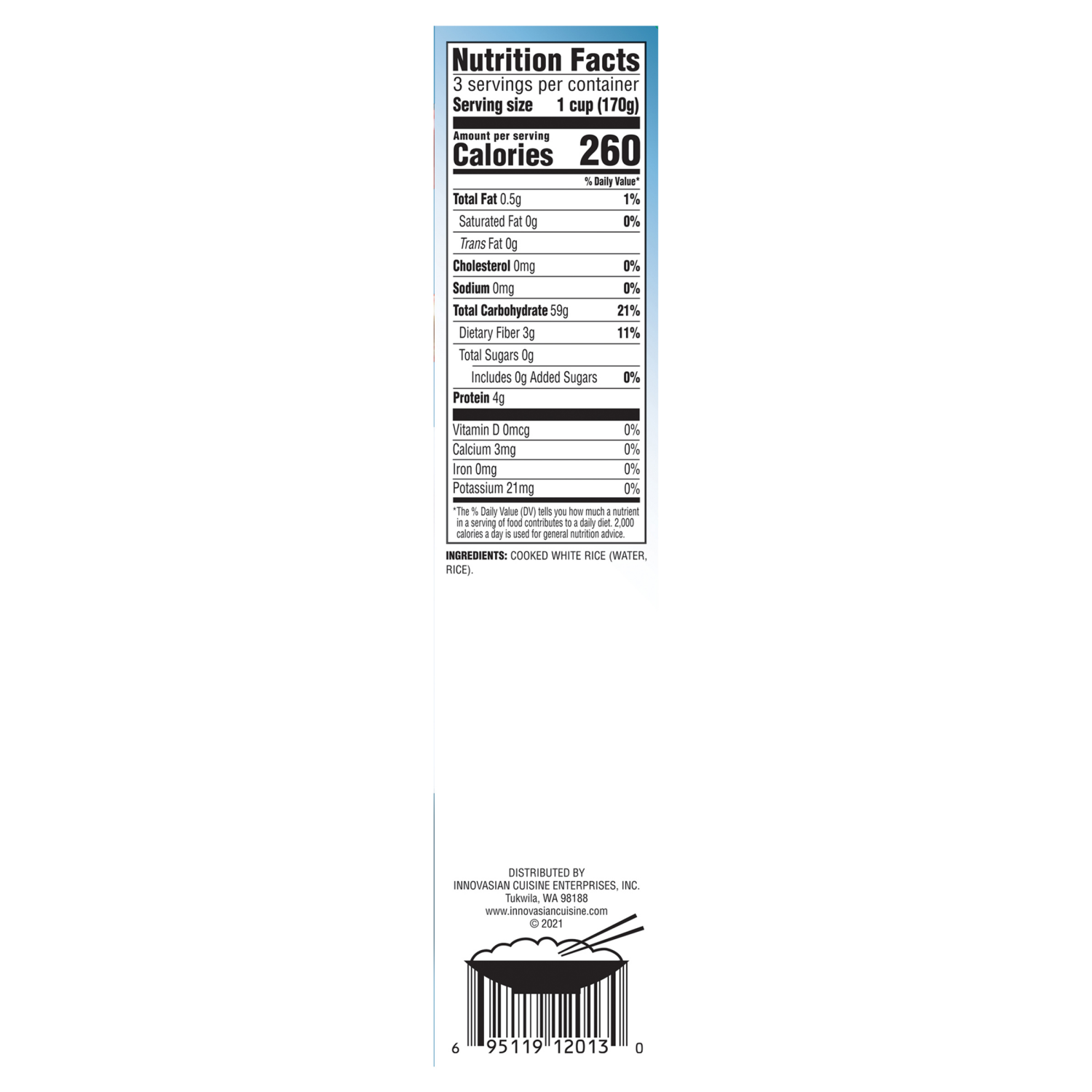 slide 4 of 6, InnovAsian Sticky White Rice (Frozen), 18 oz