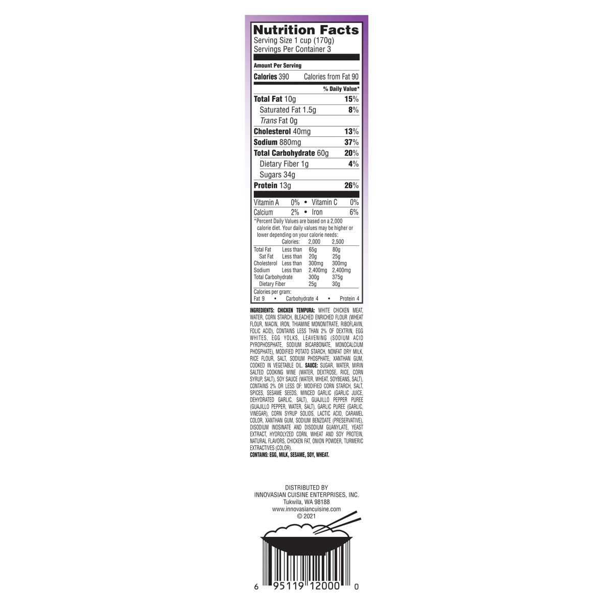 slide 3 of 17, InnovAsian Chinese-Style BBQ Pork Fried Rice (Frozen), 16 oz