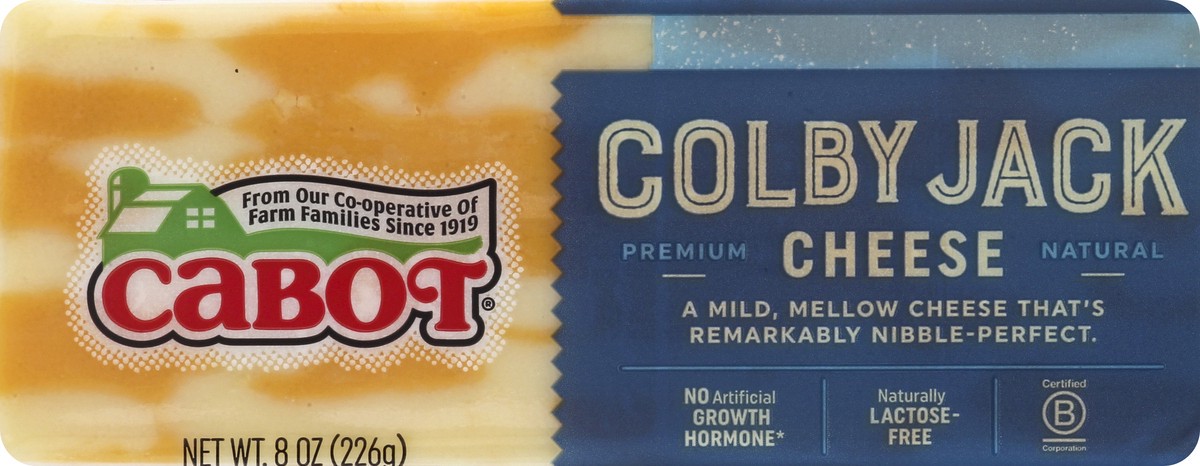 slide 10 of 10, Cabot Creamery Bar Colby Jack Cheddar Cheese 8 oz, 8 oz