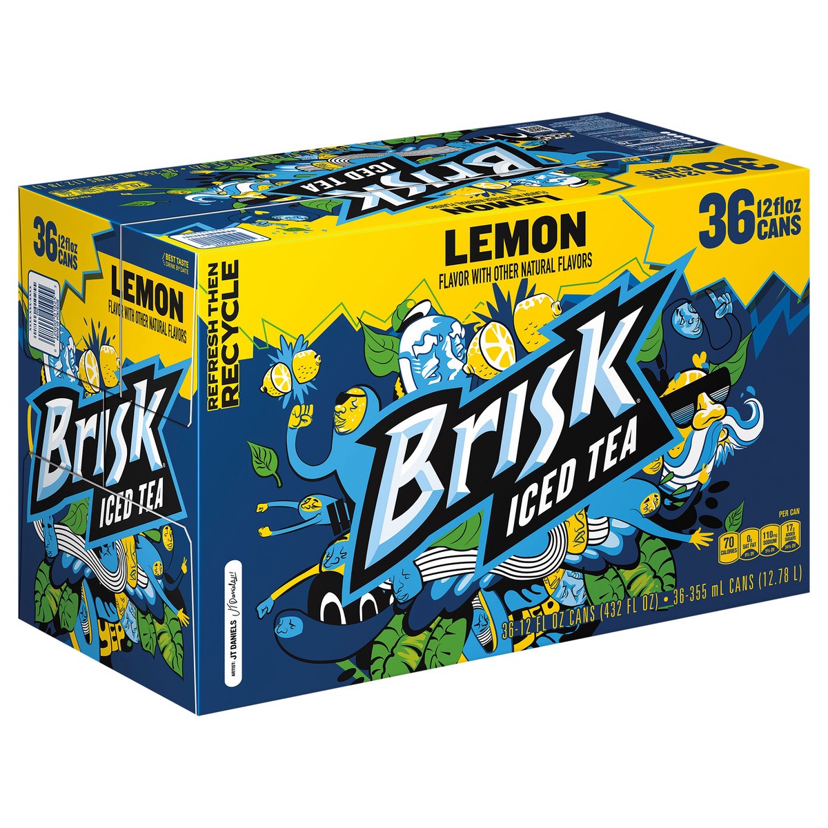 slide 6 of 6, Brisk Iced Tea - 36 ct, 36 ct