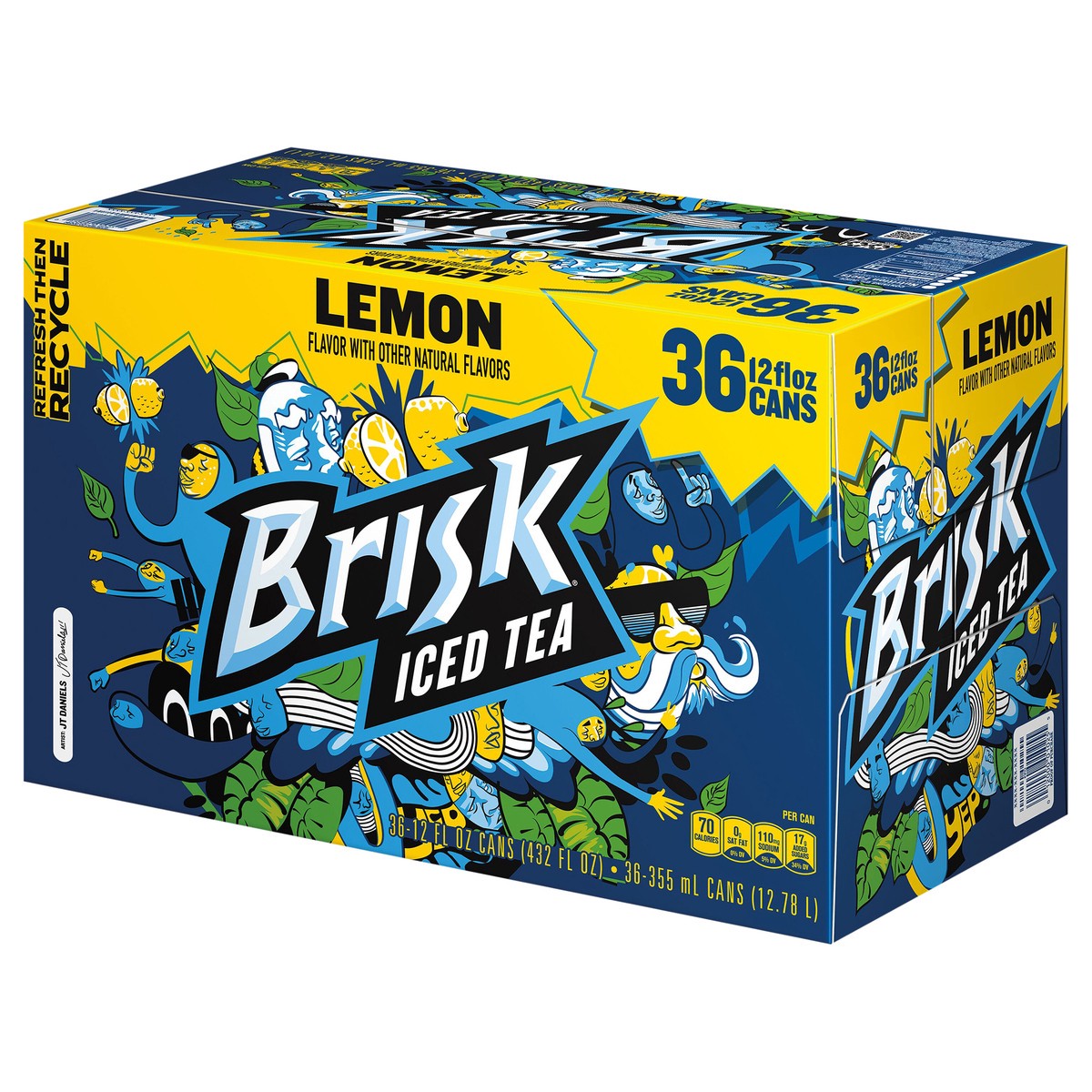 slide 4 of 6, Brisk Iced Tea - 36 ct, 36 ct