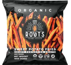 Roots Farm Fresh Organic Straight Cut Sweet Potato Fries