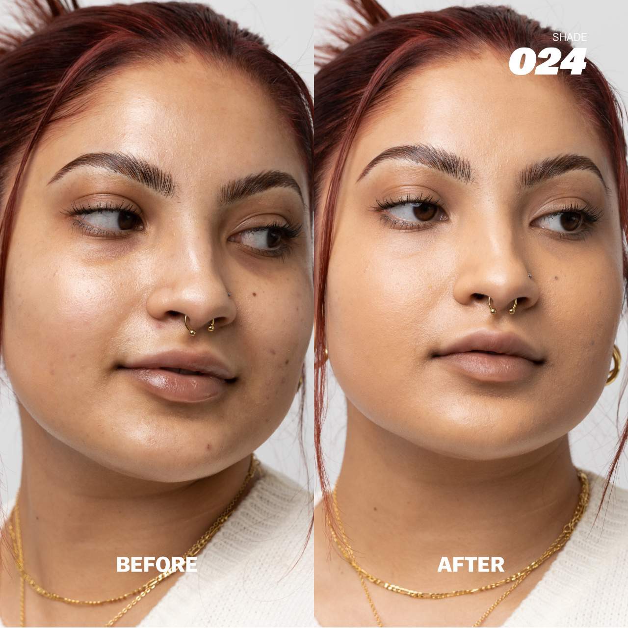 slide 2 of 7, BASMA The Foundation Stick for Hydrating, Buildable Coverage and Natural Finish 24, 0.22 oz / 6.3 gram