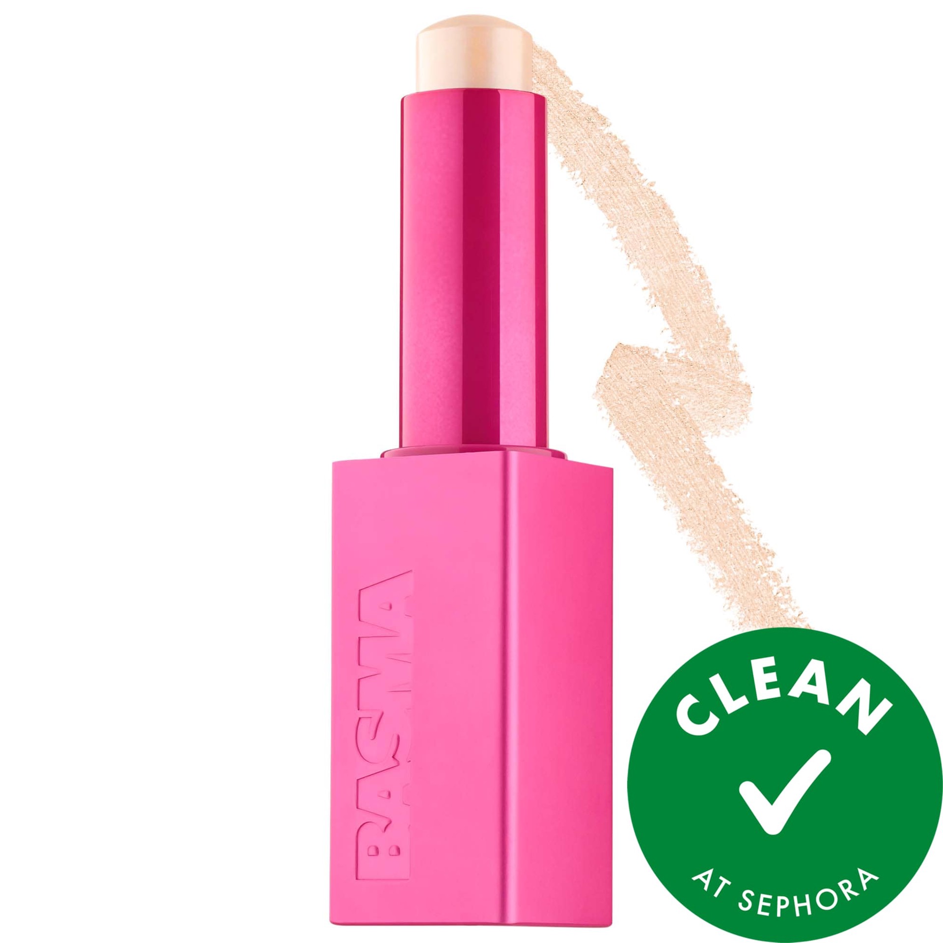 slide 1 of 7, BASMA The Foundation Stick for Hydrating, Buildable Coverage and Natural Finish 35, 0.22 oz / 6.3 gram
