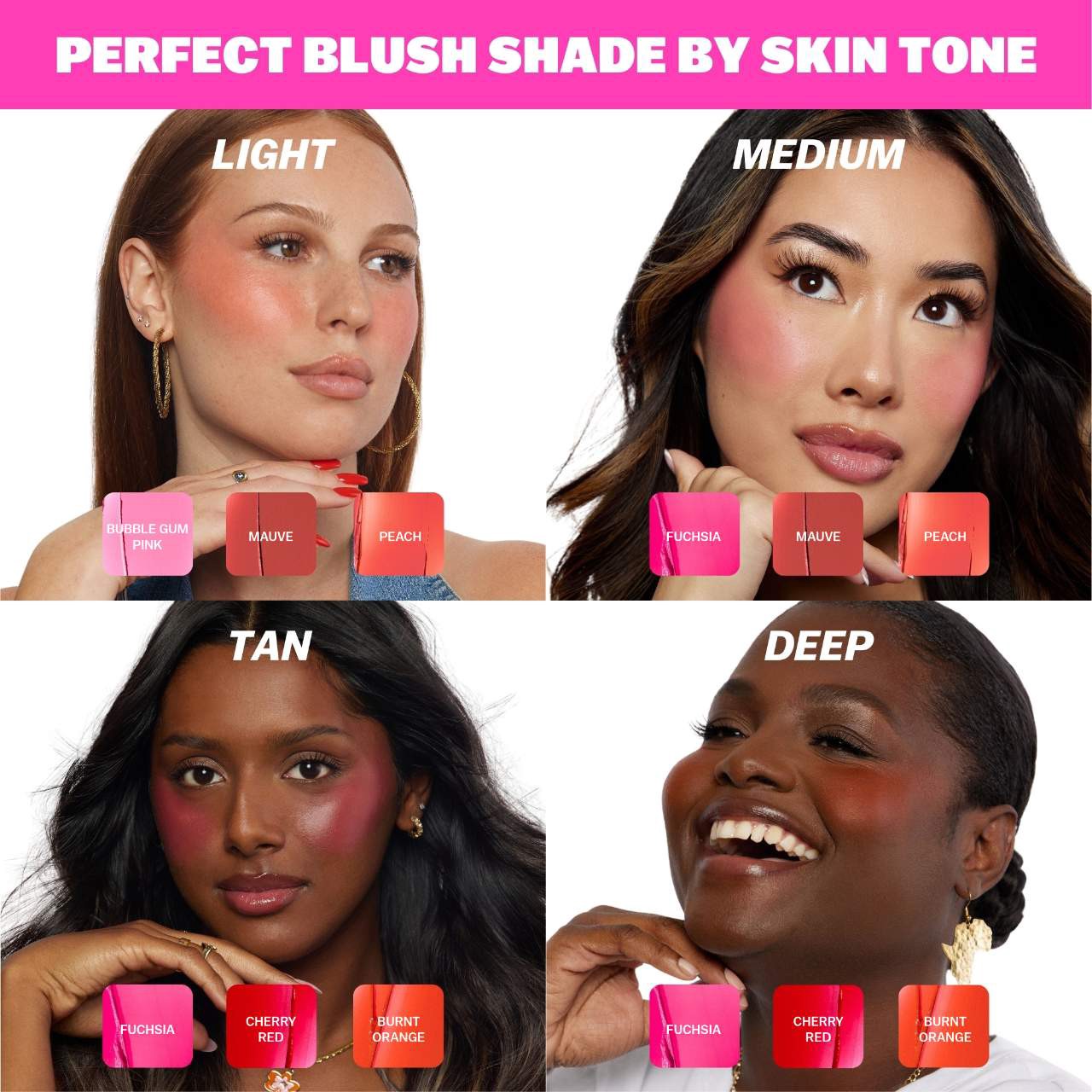 slide 6 of 8, BASMA The Cream Blush Bubble Gum Pink, 0.15 oz / 4.3 ml