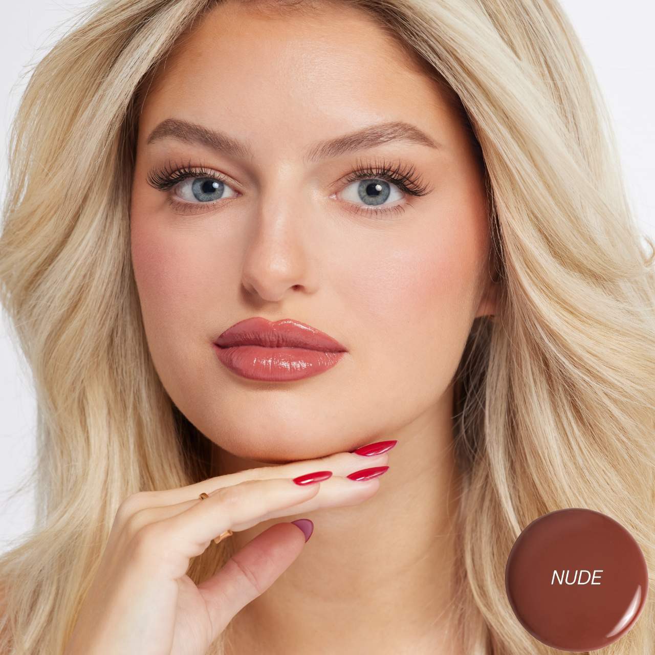 slide 7 of 11, BASMA The High-Pigment Blurring Gloss Balm Nude, 0.18 oz / 5.5 ml