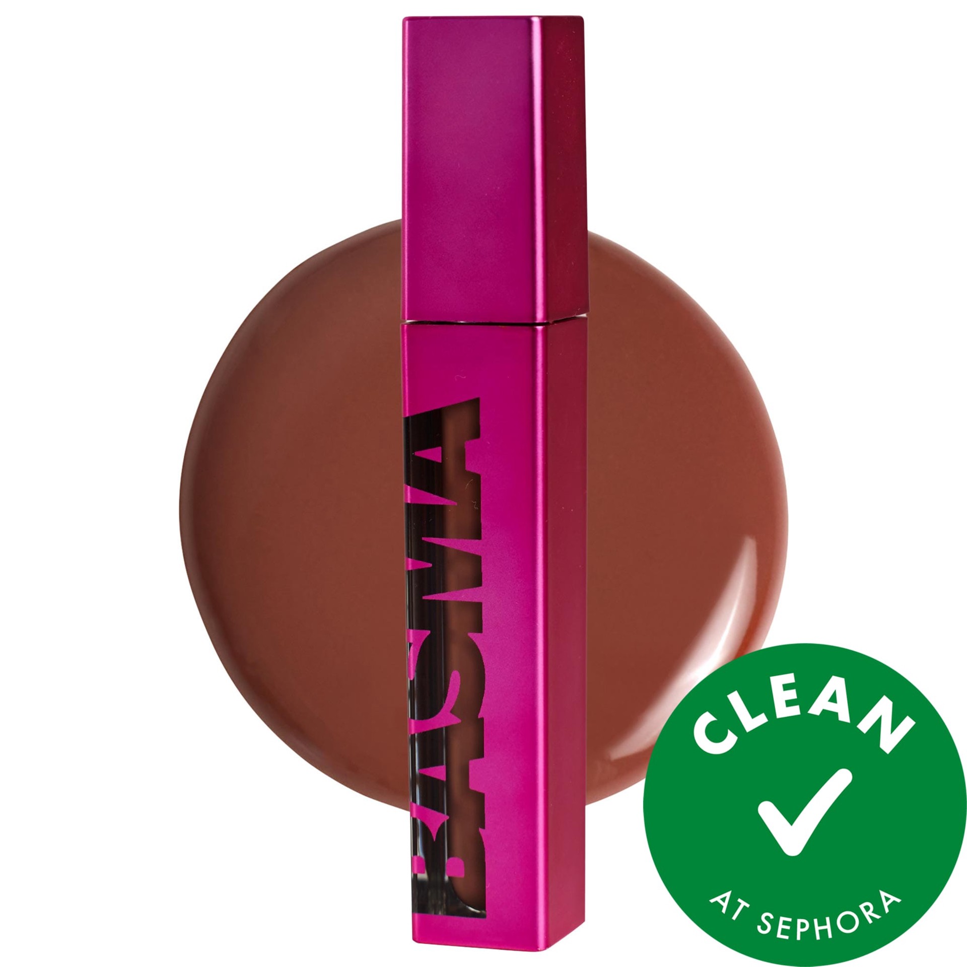slide 1 of 11, BASMA The High-Pigment Blurring Gloss Balm Nude, 0.18 oz / 5.5 ml