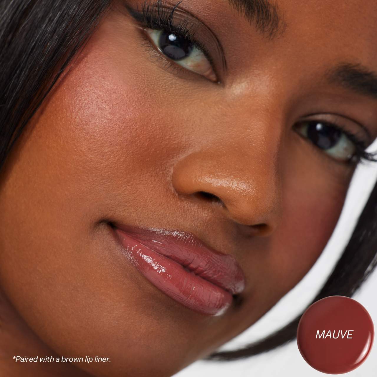 slide 11 of 11, BASMA The High-Pigment Blurring Gloss Balm Mauve, 0.18 oz / 5.5 ml