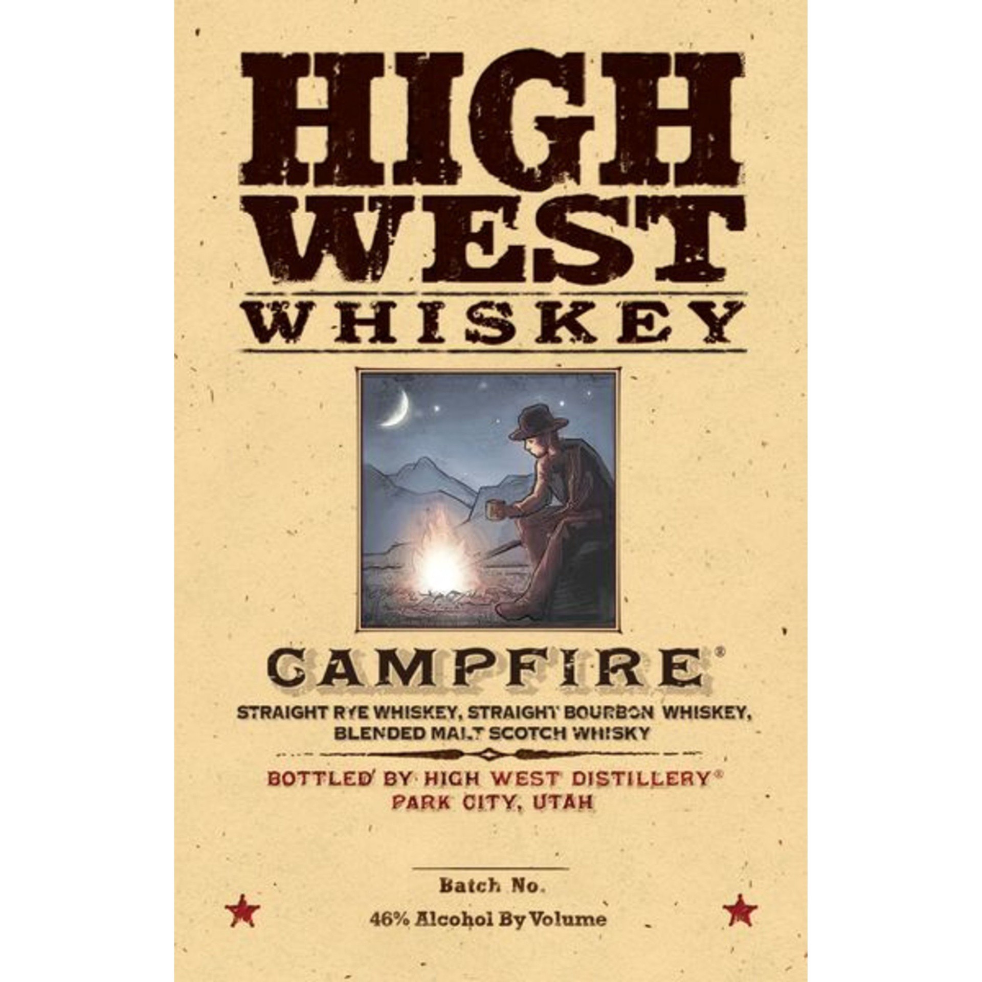 slide 2 of 7, High West Campfire Whiskey, 750 mL Bottle, 92 Proof, 750 ml