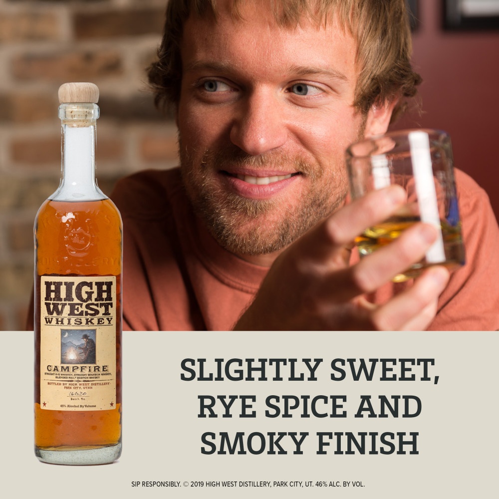 slide 4 of 7, High West Campfire Whiskey, 750 ml