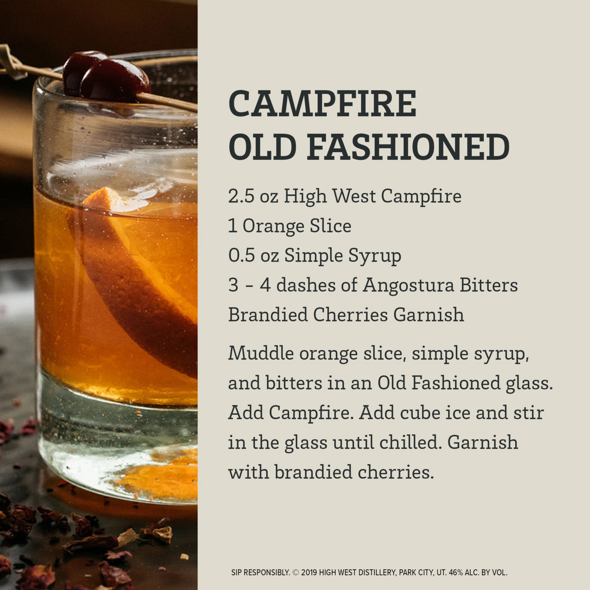 slide 5 of 7, High West Campfire Whiskey, 750 mL Bottle, 92 Proof, 750 ml