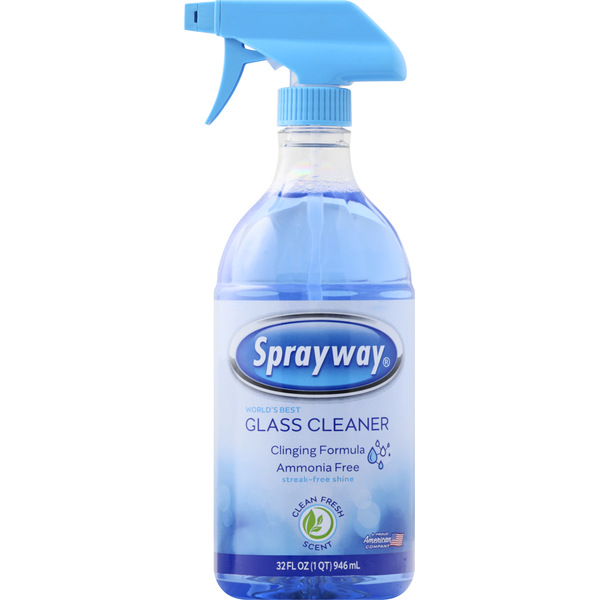 slide 1 of 1, Sprayway Glass Cleaner, Clean Fresh Scent, 32 oz