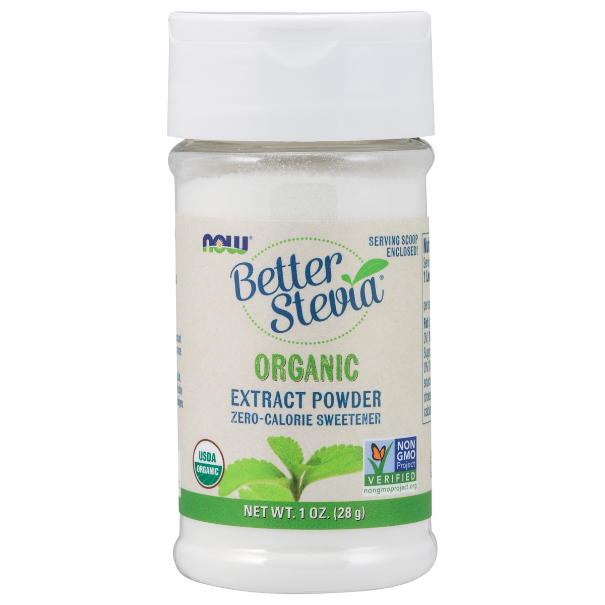 slide 1 of 4, NOW Foods BetterStevia Extract Powder, Organic - 1 oz., 1 oz