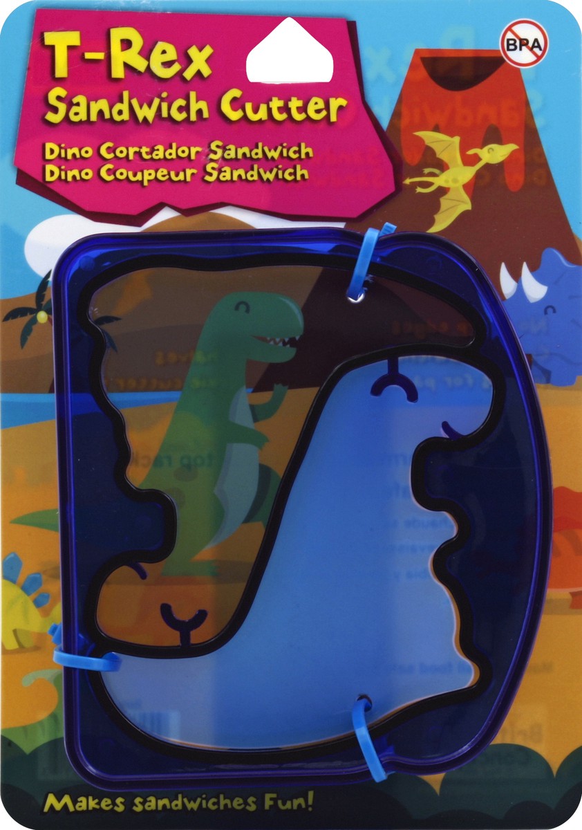 slide 2 of 2, Brite Concepts T-Rex Sandwich Cutter, 1 ct