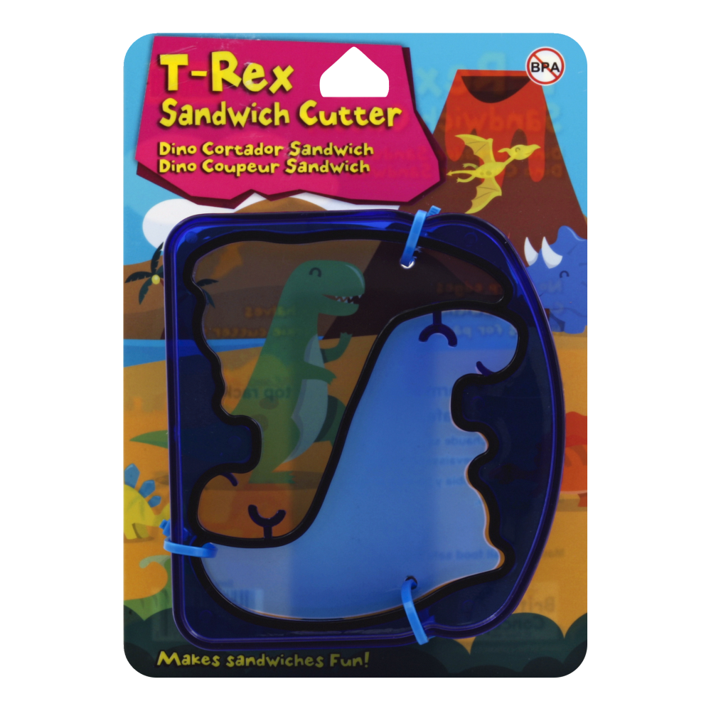 slide 1 of 1, Brite Concepts T-Rex Sandwich Cutter, 1 ct
