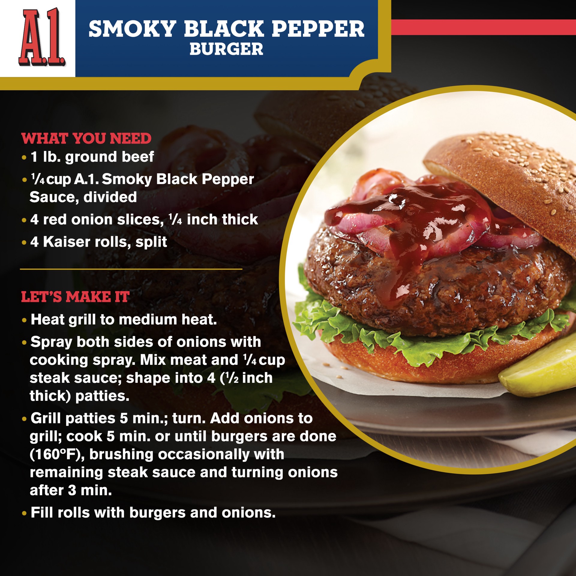 slide 2 of 5, A.1. Smoky Black Pepper Sauce, 10 oz