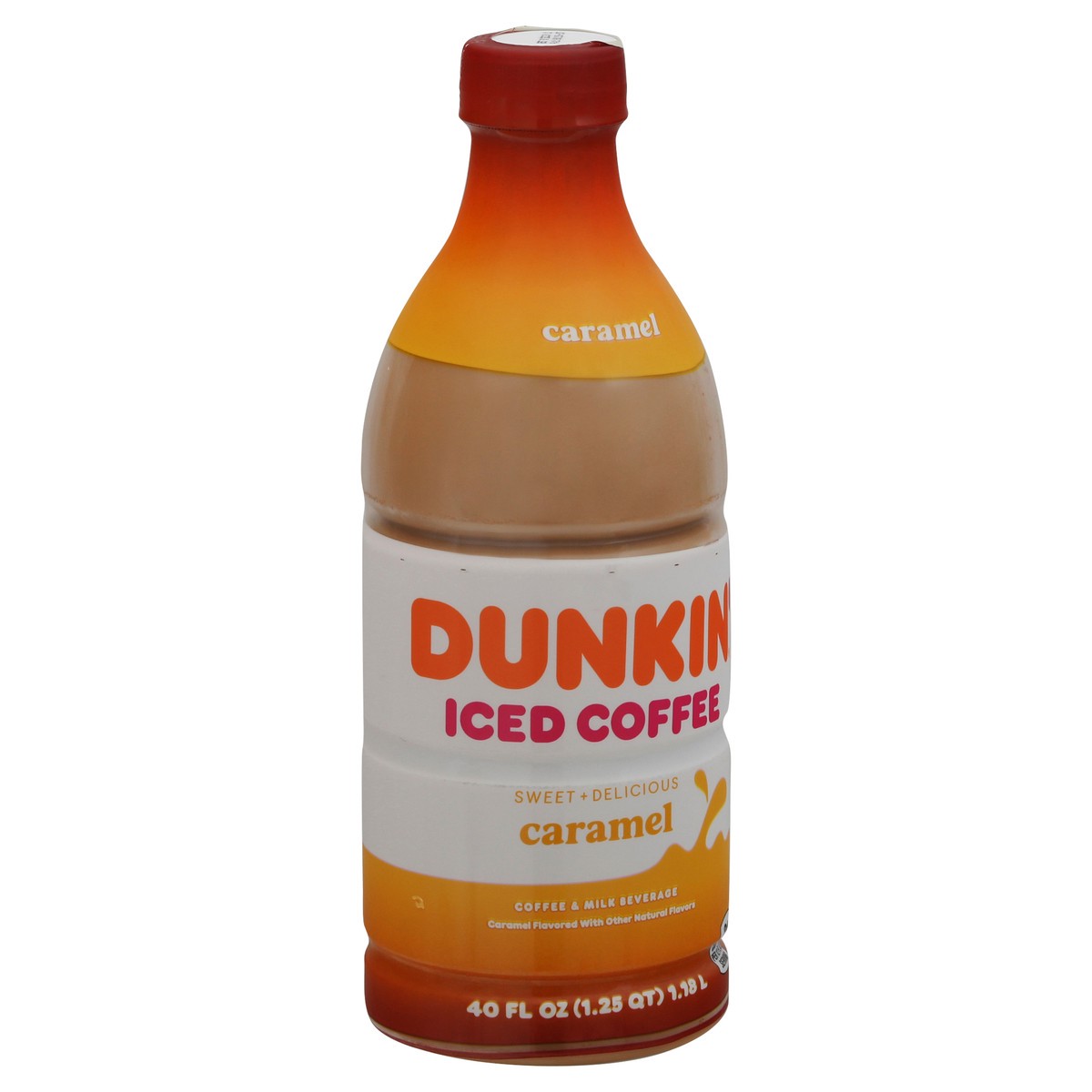 slide 9 of 9, DUNKIN' Dunkin Iced Coffee Caramel - 40 fl oz, 40 fl oz