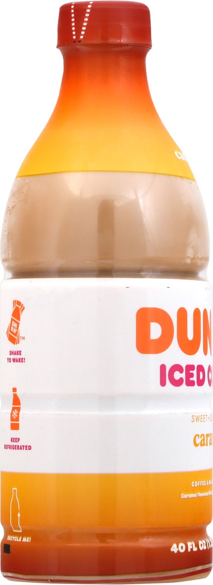 slide 8 of 9, DUNKIN' Dunkin Iced Coffee Caramel - 40 fl oz, 40 fl oz