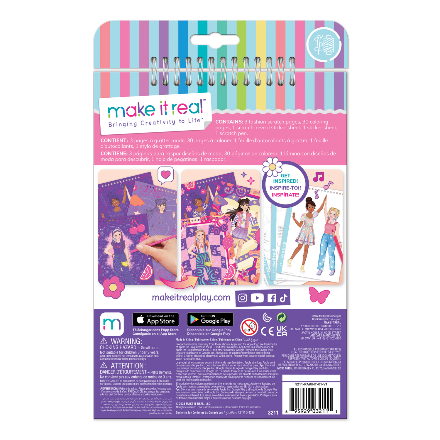 slide 2 of 6, Fashion Design Scratch Art: Groovy Vibes, 1 ct