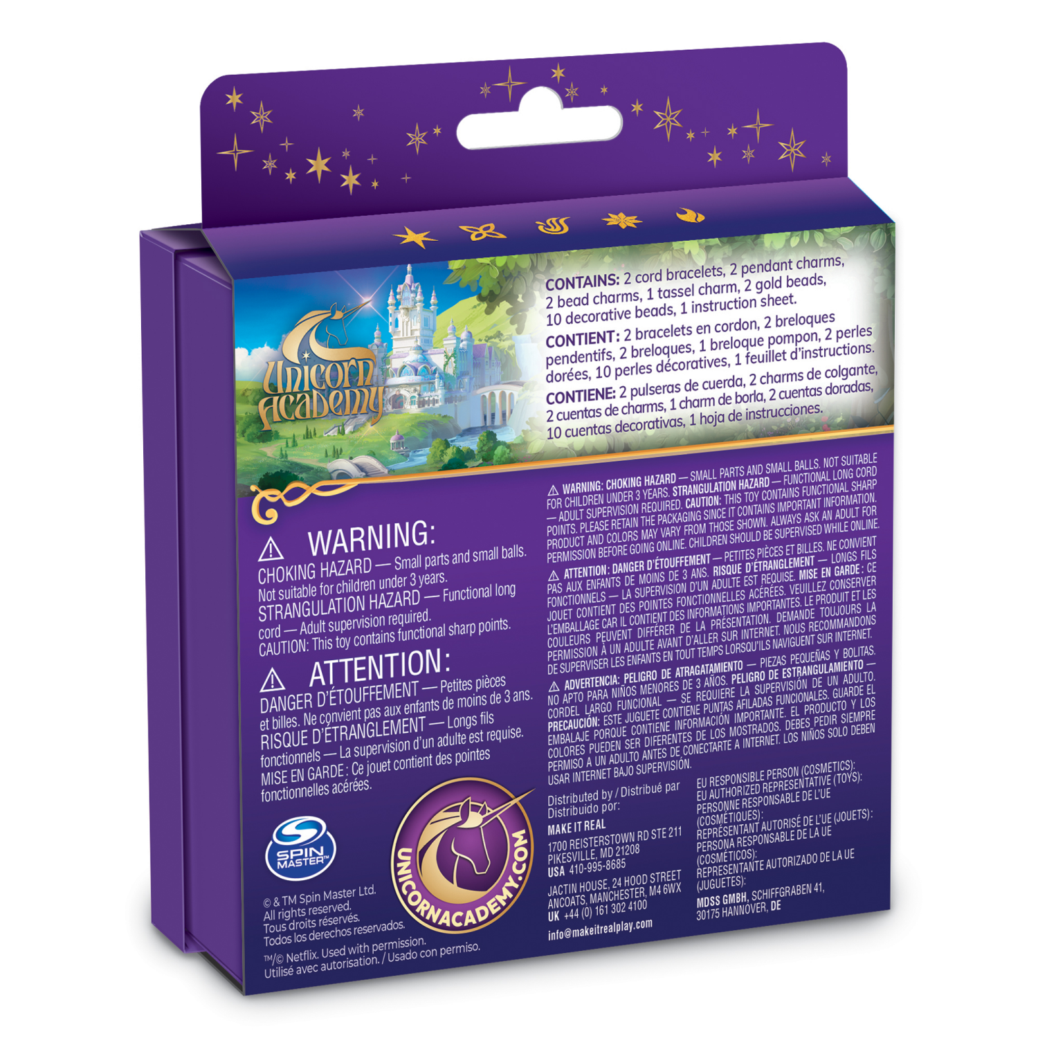 slide 2 of 7, Unicorn Academy - Enchanted Charms Bracelet Kit, 1 ct