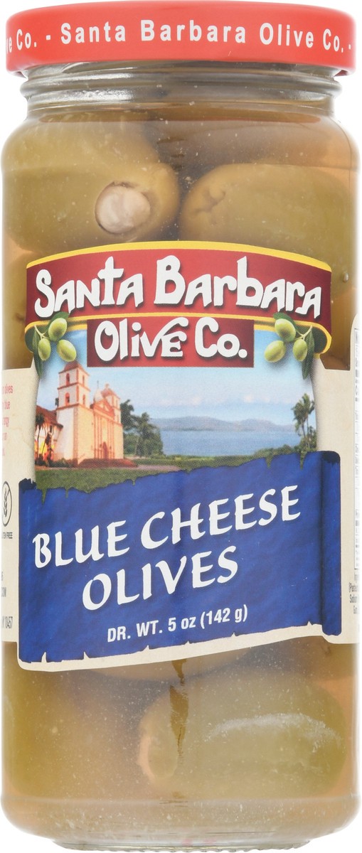 slide 9 of 11, Santa Barbara Olive Co. Blue Cheese Olives 5 oz, 5 oz