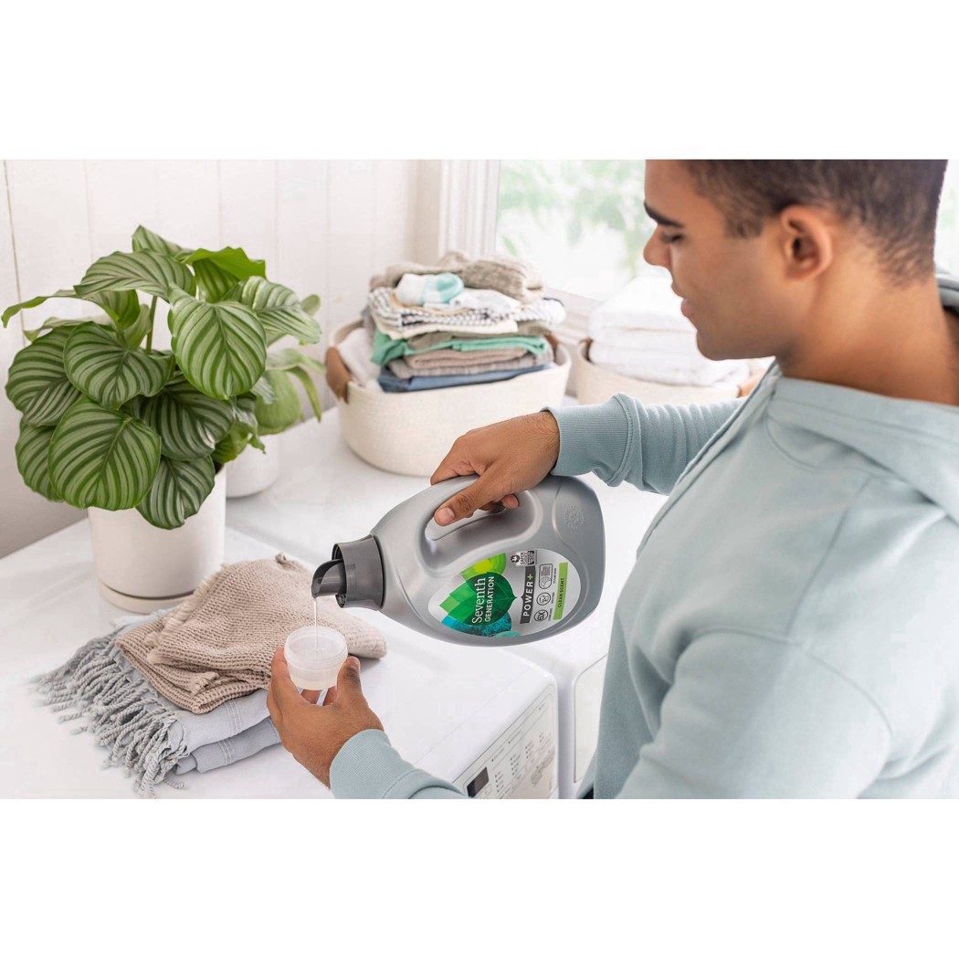 slide 9 of 11, Seventh Generation Power+ Fresh scent Laundry Detergent, 23.1 oz