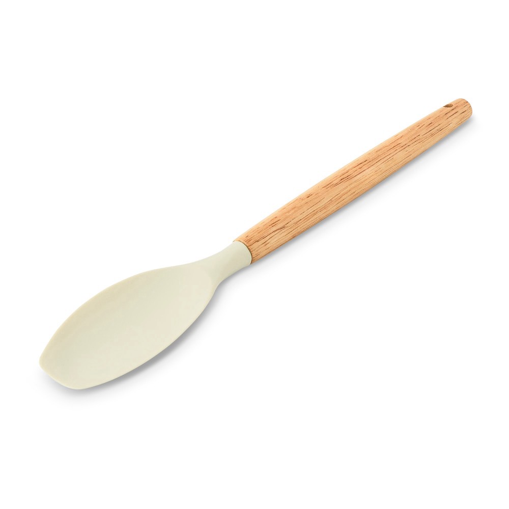 slide 2 of 3, Core Kitchen Silicone Spoon Spatula - Beige, 1 ct