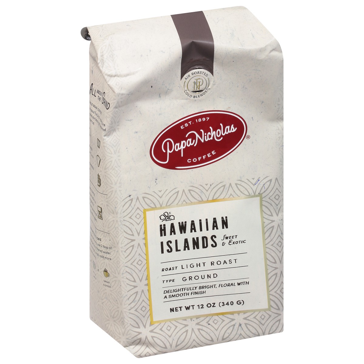 slide 2 of 9, PapaNicholas Coffee Light Roast Ground Hawaiian Islands Coffee - 12 oz, 12 oz